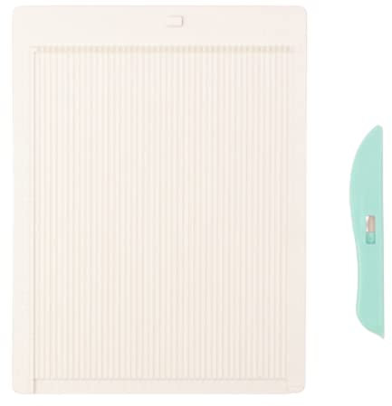 Craftelier - Komplettes Set zum Markieren und Schneiden verschiedener Papiere + türkischer Faltmaschine + Anleitung zur Herstellung von Umschlägen | für Scrapbooking und andere Bastelarbeiten