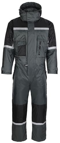 FORT - Orwell Coverall - Green - XXL - Waterproof - Comfortable & Durable - Hardwearing Fabric - Adjustable Hem - Feature Large Pockets - Adult Rain Suit - Ideal for Work
