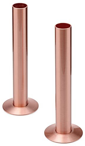 Collari per Radiatori, Coperture per Tubi Radiatore, Coperture per Tubi in Rame, Valvola Radiatore TRV, Accessori Radiatore, Collari Tubi Radiatore Bianchi, Coperture per Tubi Radiatore (130mm x 18mm)