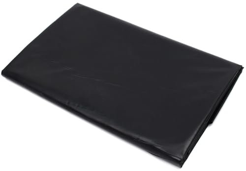 Pond Liner HDPE Black Pond Skins 7x10FT10x16FT 16x26FT Preformed Pond Lining Durable Fish Pond Membrane, 0.12mm Thick Waterproof Liner Sheet(Size:8x10m(26.2x32.8ft))