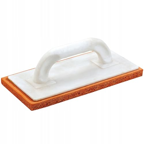 DELPHI Set per lavori di stucco 60 cm, spatola decorativa, set attrezzi 2 spugne 120, lama acciaio inox sostituibile