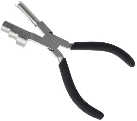 Alicates de punta redonda para fabricación de joyas y soldadura electrónica, mango cómodo, alicates de envoltura de alambre, herramienta de joyería