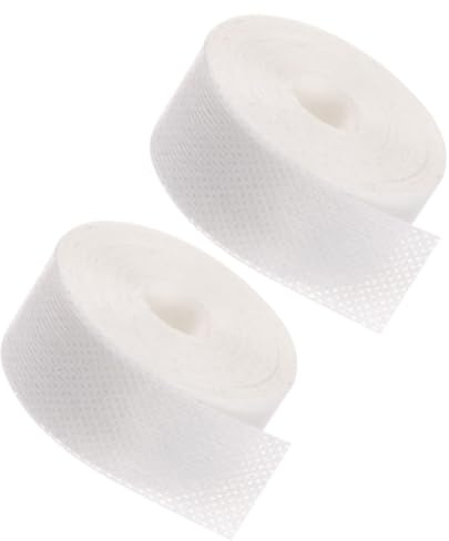Gatuida Coussinet Anti-Transpiration Portable en Tissu Non Tissé Blanc, 2 Rouleaux de 8m pour Chapeaux et Poignets, Absorption sans Résidu Collant Plusieurs Styles