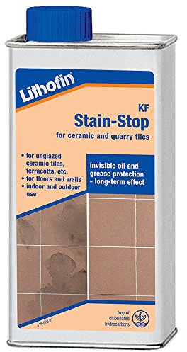 Lithofin KF Stain-Stop for Unglazed Ceramic & Quarry Tiles 1ltr
