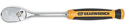 GEARWRENCH 3/8 Drive 90 Tooth Cushion Grip Teardrop Ratchet - 81208T