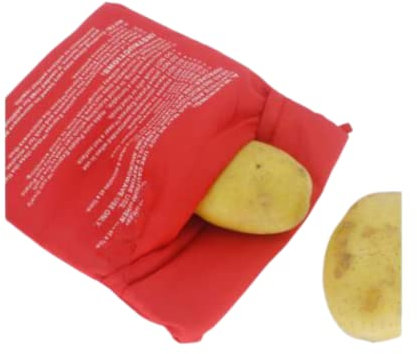 3Pièces Sac Pomme de Terre Micro Onde, Sacs de Cuisson Micro-Ondes pour Pommes de Terre Lavable Réutilisable Microwave Potato Pouch Sac de Pommes de Terre Parfait en Seulement 4 Minutes
