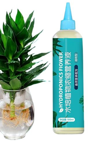 Nutriente Per Piante Idroponiche, Fertilizzante Liquido Per Interni, da Giardino Multiuso a Rilascio Graduale 110ml per Coltivazione, Propagazione, Crescita di Frutta, Piante Domestiche, Fiori e Giar