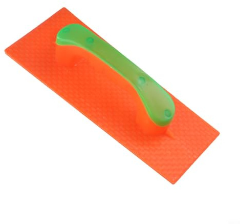 Gdfnmogo Cazzuola per intonacatura in muratura, strumento galleggiante in plastica per finitura e piastrellatura di cartongesso, manico ergonomico, strumento manuale per interni ed esterni (piccola)