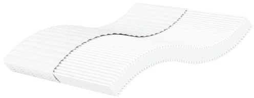 Teenpull skummadrass vit 200 x 210 cm, vändmadrass med hårdhet H2 och H3, bekväm sängmadrass för vilsam sömn, ventilerande överdrag