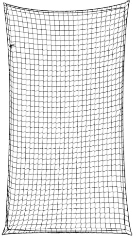 Generico Rete per Rimorchio con Corda Elastica Nero 4,5x2,5 m in PP,Reti di carico per Veicoli a Motore