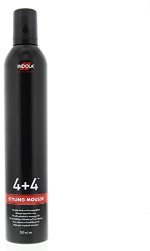 Indola 4+4 Styling Mousse, 500 ml Unparfümiert