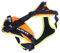 Julius-K9, 19MTR-FOR-XS-AMZ, Mantrailing & Outdoor Hundegeschirr, Größe: XS, UV orange mit neon Rand