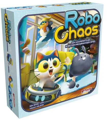 Plaid Hat Games | Robo Chaos | Familienspiel | Programmierspiel | 2-4 Spieler | Ab 8+ Jahren | 15+ Minuten | Deutsch