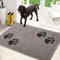 PURRUGS Dirt Trapper Doormat 80 x 120 cm, Non-Skid/Slip Machine Washable Entrance Rug, Shoes Scraper, Dog Door Mat, Super Absorbent Welcome mat for Muddy Wet Shoes and Paws
