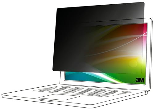 3M Filtro de privacidad de Pantalla Brillante para Laptop de 14 Pulgadas, 16:9, BP140W9B