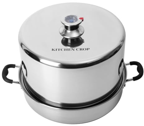 Kitchen Crop Steam Canner with Temperature Indicator (Stainless Steel Steam Canner)