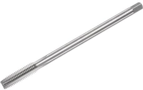 sourcing map Taraud fileté métrique M8 x 1,25 H2 120 mm extra long à cannelure droite filetage fraiseuse tarauds tarauds outil de réparation