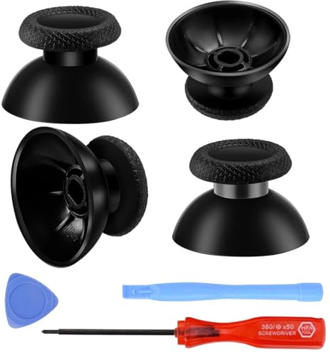 Levette Analogiche Per Joystick Ps5, Analogici Thumbstick Per Ps5 Controller, Include 4 Cappucci Protettivi, 2 Strumenti Di Smontaggio E 1 Cacciavite Phillips Da 1.5