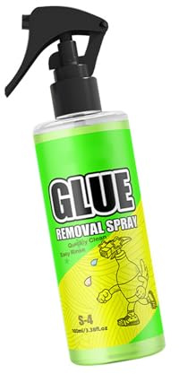 Zkydhbd Removedor de adhesivo para ventana de coche, solución de limpieza, multifuncional, pulverizador para calcomanías de ventanas, adhesivos, etiquetas de disolución rápida, gel adhesivo de 100 ml