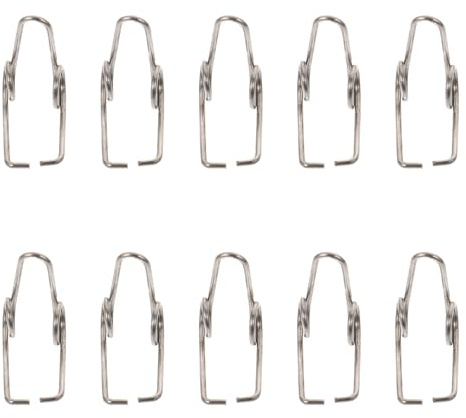 Alipis 10pcs Silver Iron Trumpet Drain Valve Springs Sturdy and Easy to Install Replacement Parts Suitable for Trumpet Watergate Key Components for Brass Instrument Maintenance