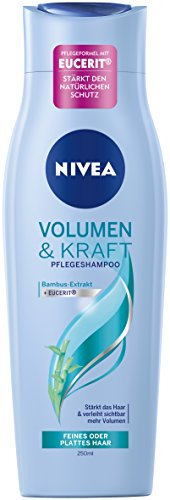 NIVEA Shampooing Soin Cheveux Fins ou Plats Flacon 250ml Volume & Force