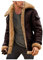 Take Idea Wildlederjacke Herren Winter Winterjacke Herren Mit Fell Hochwertiges Stehkragen Lederjacke Bomberjacke Winter Lammfell Mantel Trucker Jeansjacke Feldjacke MilitäRmantel ÜBerzieher