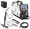 STAHLWERK Soldadora combinada 5 en 1 MIG MAG 200 Pulse Pro Inverter - Máquina de soldar ARC MMA, hilo tubular, Lift TIG, 200 A, función pulse & spot, sinérgica, IGBT, para aluminio
