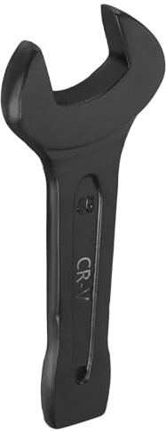 sourcing map Open End Striking Wrench 48mm Metric CR-V Steel Single Open Spanner Baking Paint U Shape Head Wrench Hand Tool for Mechanical Automotive Repair