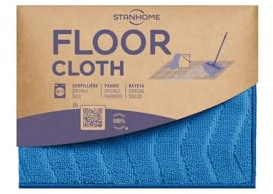 STANHOME | Panno in Microfibra per Pavimenti FLOOR CLOTH 40x60 cm | Per Piastrelle; Parquet e Linoleum | Lavabile e Riutilizzabile