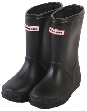 Generisch 2026 Bottes de pluie antidérapantes pour enfants, unisexes, imperméables et robustes, bottes en caoutchouc doublées chaudes