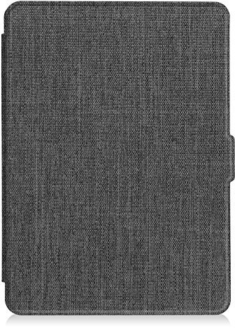 Fintie Hülle für 6 Kindle Paperwhite 2012-2017 (Modellnummer: EY21, DP75SDI) - Schutzhülle mit Auto Sleep/Wake (Nicht GEEIGNET für wasserfest Kindle Paperwhite 10./ 11. Generation), Stoff dunkelgrau