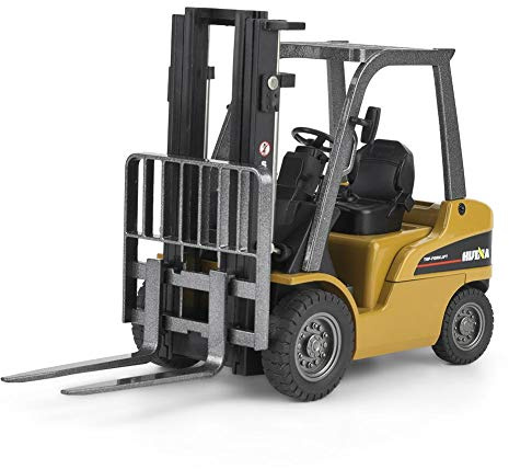 Jeu de Véhicules, Chariot Elévateur en Alliage, Modèle 1:50, Jouet Éducatif pour Enfant, pour Collectionneur, Anniversaire