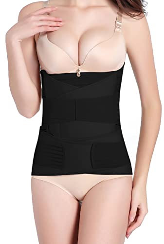 Hip Mall 3 In 1 Bauchgurt Nach Geburt: Postpartum Gürtel für Damen - Rückbildungsgürtel Nach Geburt 3 Phasen Post Partum Belt
