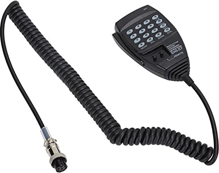 Topiky Haut-Parleur de Micro D'épaule, Microphone à Main Radio 2 Voies pour Alinco DR-620/635 DR-430/435 / 135 Talkie-walkie