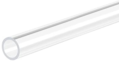 DMiotech 10mm x 12mm 12 Trasparente Acrilico Tubo Rigido Plastica Tubo per Acquario Acqua Tubo, Acqua Raffreddamento Sistema, Idraulico