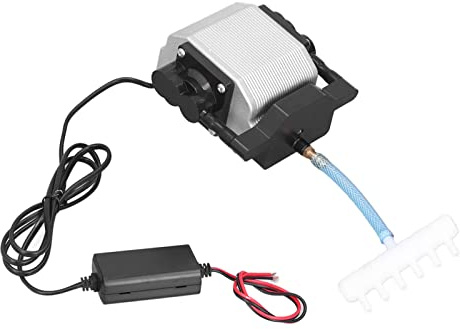 Pompe à Air pour Aquarium 12V DC, 50L/Min, 25W, Aérateur à Batterie