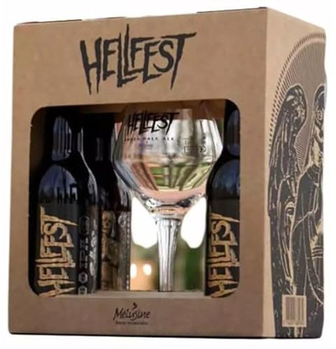 Hellfest 4 bières + 1 verre TEKU dégustation Mélusine Vendée 6,6% IPA - 33cl.