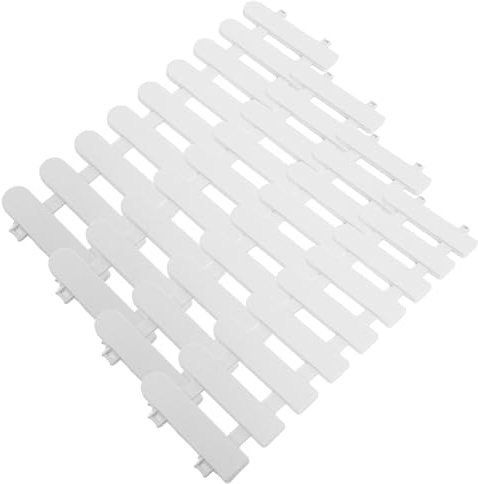 BESPORTBLE 12 Piezas Cercado Modular para Mascotas Paneles de Plástico Resistente para Tortugas Conejos y Pequeños Animales Valla Portátil para Jardín y Patio Seguro y Fácil de