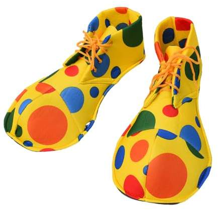 TENGMEIHUIO Clown shoes party costumes clown costume props suitable for Halloween World Book Day Costumes masquerade and festival performances Stage Plays Role Playing Carnival costumes (A)