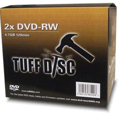Tuff Disc 2 x DVD-RW 4.7 GB 120 min 10 discos