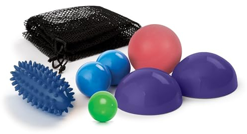 OPTP Massage Ball Set - 7-Piece Self-Massage Kit for Sore Muscle Relief and Myofascial Release - Massage Therapy Tools for Body and Feet