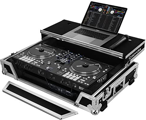 Odyssey Cases Rane One Flight Case with 1U Rack Space and Glide Platform