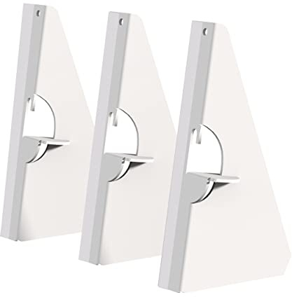 CoroRio 60 Pack 5 Inch Self Stick Cardboard Easel Backs, Premium Cardboard Easel Stand for Picture Frame and Art Easel Stand, Use for Photos, Signs, Crafts, (Pack of 60, White)