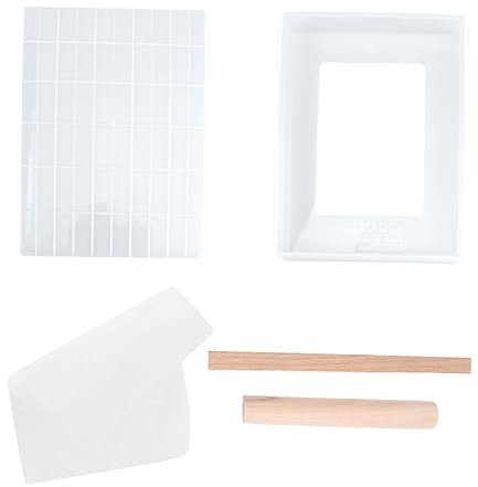 Alipis 5stücke Nougat-backwerkzeuge Mit Rechteckiger Backplatte Formkasten Antihaft-matte Schneidestab Und Rollstab Für Diy-süßigkeiten Wiederverwendbar Und Einfach Zu Reinigen