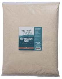 Marine Direct Reef Aquarium Sand - Hochreiner Bodengrund für Meerwasseraquarien (5kg, Korngröße 0.5-1.2mm)