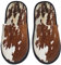Winter Hausschuhe Rot Und Kuhfell Winter Pantoffeln Rutschfester Plüsch Hausschuhe Warme Schlappen Für Herren, Den Alltag, Unisex L