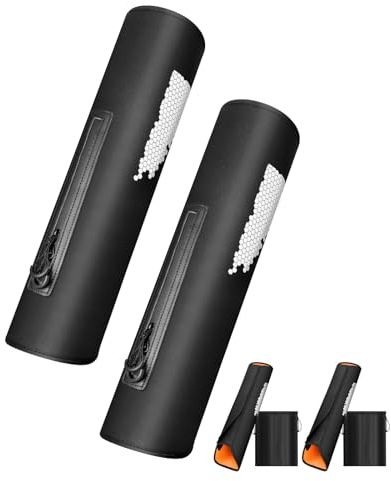 ANZOME Lot de 2 housses de protection pour batterie de vélo électrique - Protection contre le froid et la saleté - Accessoire de vélo électrique - Avec ouverture pour porte-bouteille