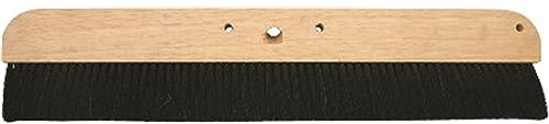 Marshalltown Wood Backed Concrete Broom, 24 Inch Size, Horsehair Bristles, Made in The USA, 6597