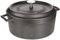 Pentole Agnelli COGHSRP10428M Slowcook Casseruola con Maniglie e Coperchio, Ghisa, Nero Opaco, 6.7 L - 28cm