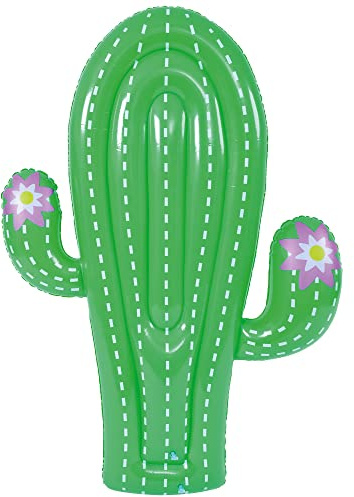 Inflatable Jumbo Cactus Shaped Pool Float - 5.75' - Green